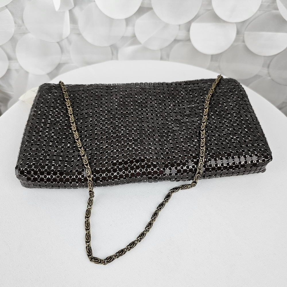ANN TAYLOR LOFT Brown Mesh HandBag